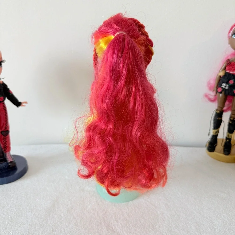Rainbow High Dolls Lot 7 w Stands Mixed Sizes 10in‎ 11in MGA Bundle